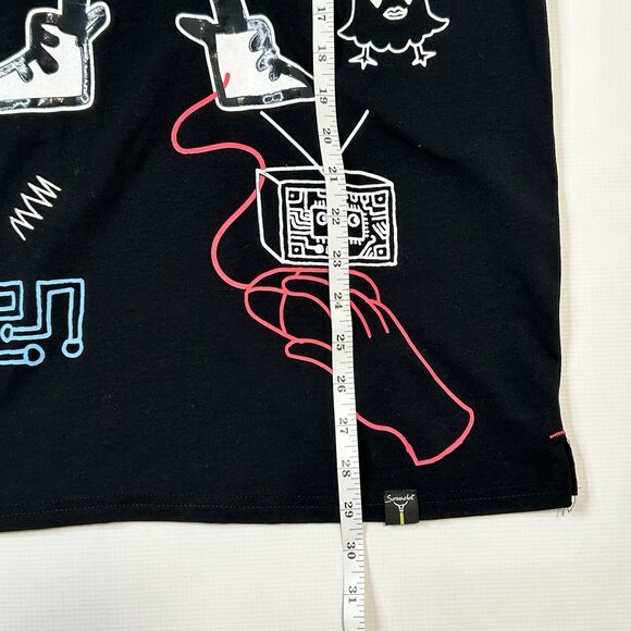 Screenshot Brand Black T Shirt Small Ice Cream Baseball Graphics Streetwear Hip - Picture 7 of 8